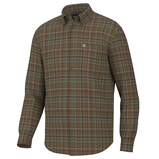 Zeigler Stretch Flannel, Rust/Red/Green