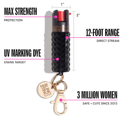 Bling Sting Pepper Spray, Studded