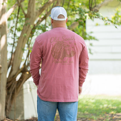 Old South Boykin Long Sleeve, Brick