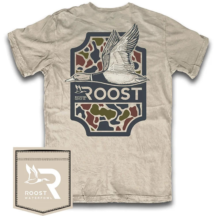 Roost Youth Camo Shield Short Sleeve