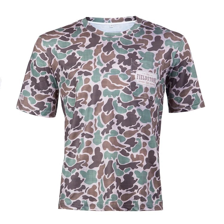 Youth Dri-Fit Pocket Camo Short Sleeve