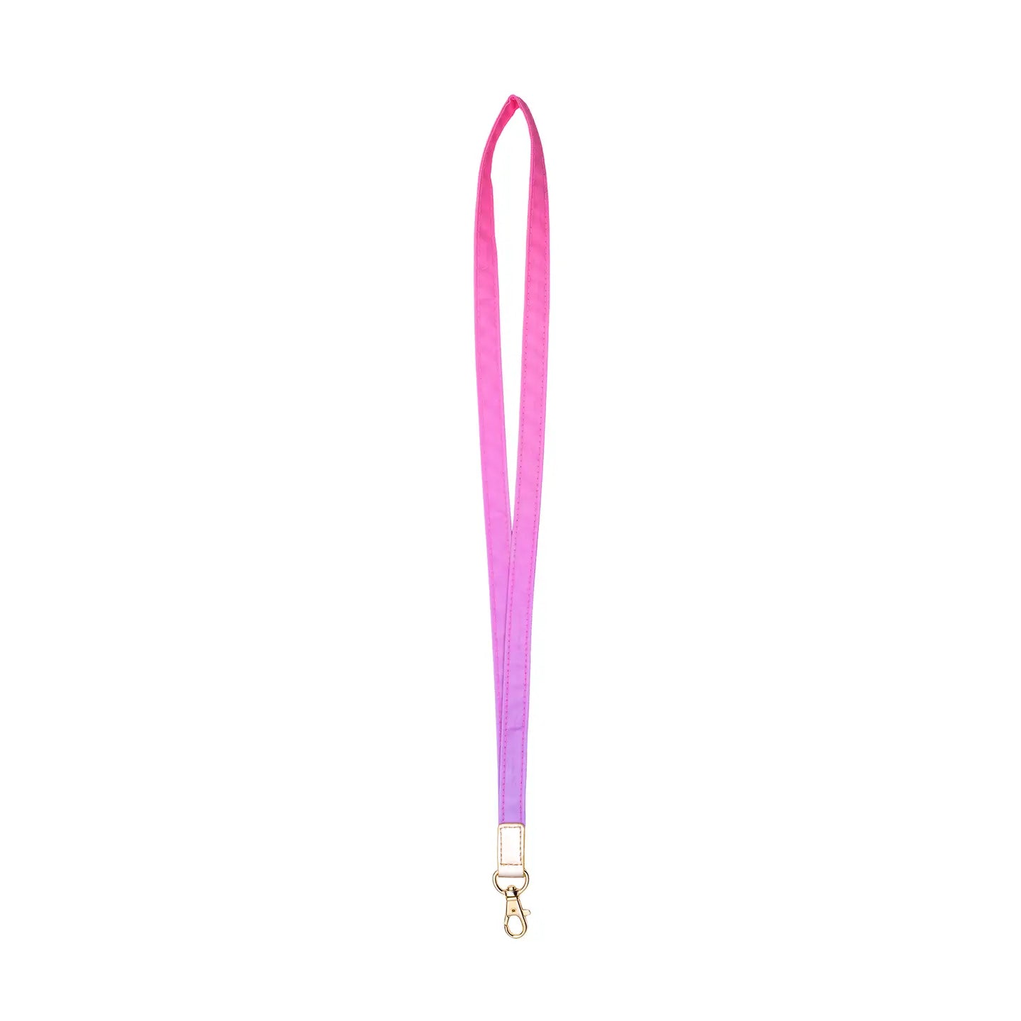 Lanyard Keychain, Lilac Opal To Confetti Pink Ombre