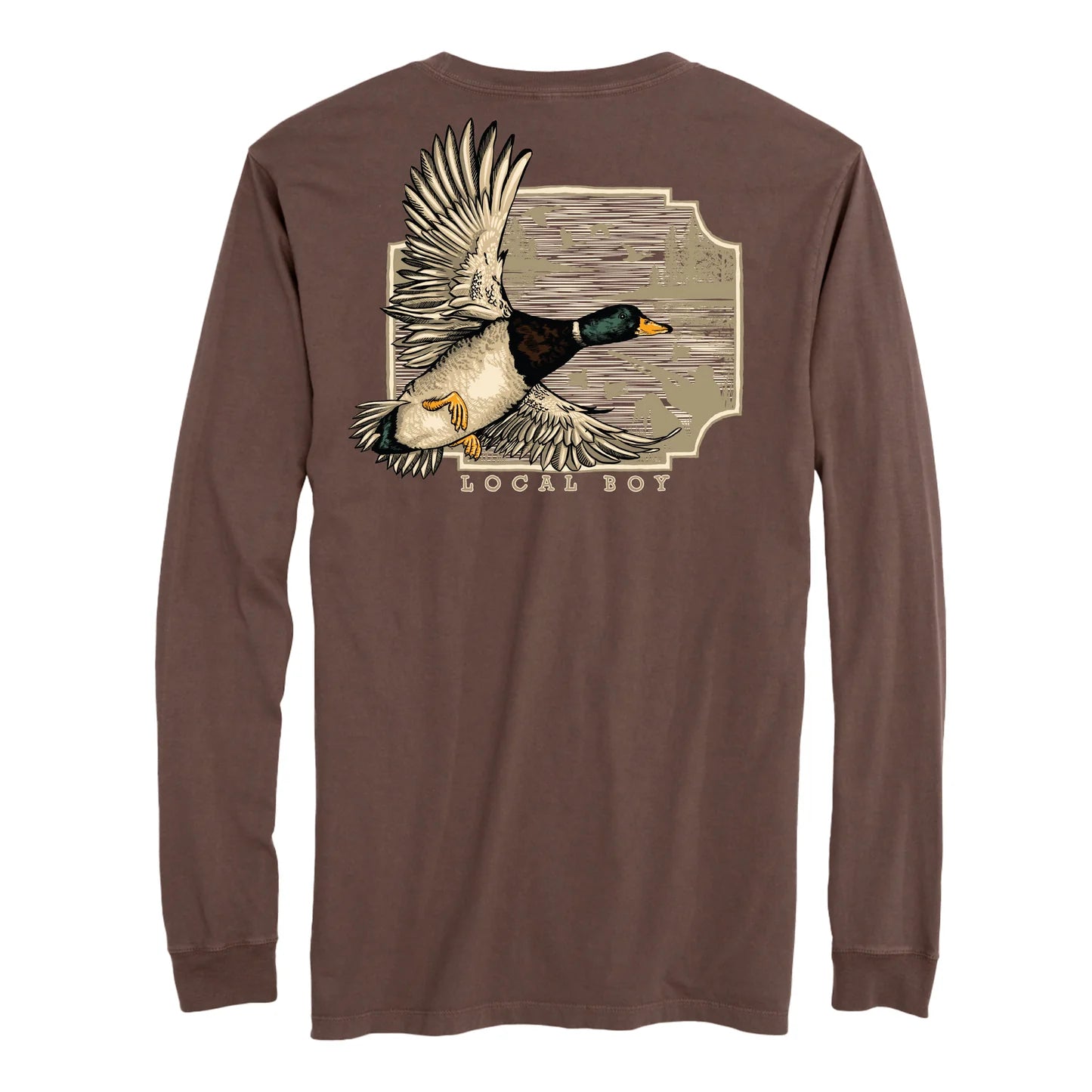 Greenhead Flight Long Sleeve Tee, Espresso