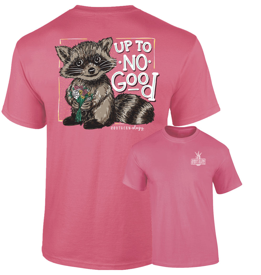 Raccoon Up To No Good Short Sleeve