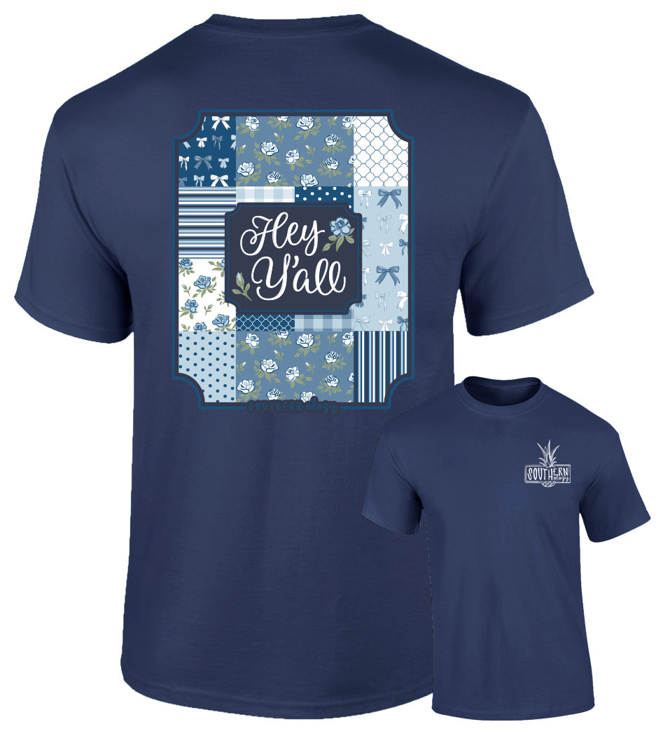 Patchwork Hey Yall Short Sleeve