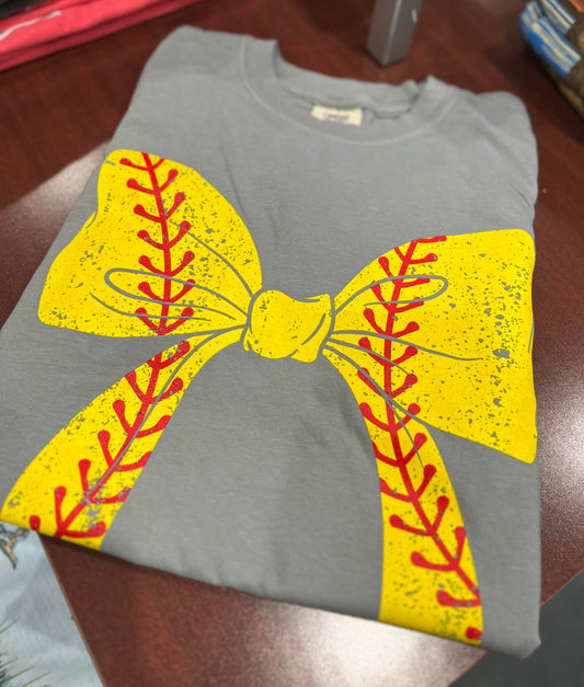 Softball Bow Short Sleeve