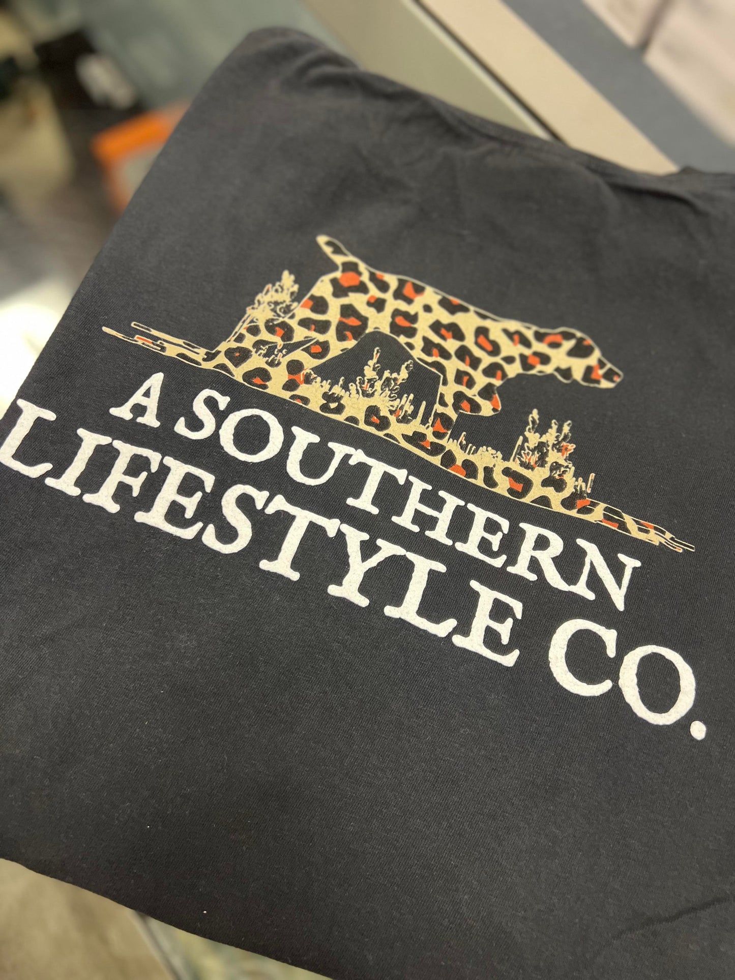 A Southern Lifestyle Leopard Logo (Black)