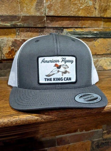 AFW King Can Trucker, Charcoal/White