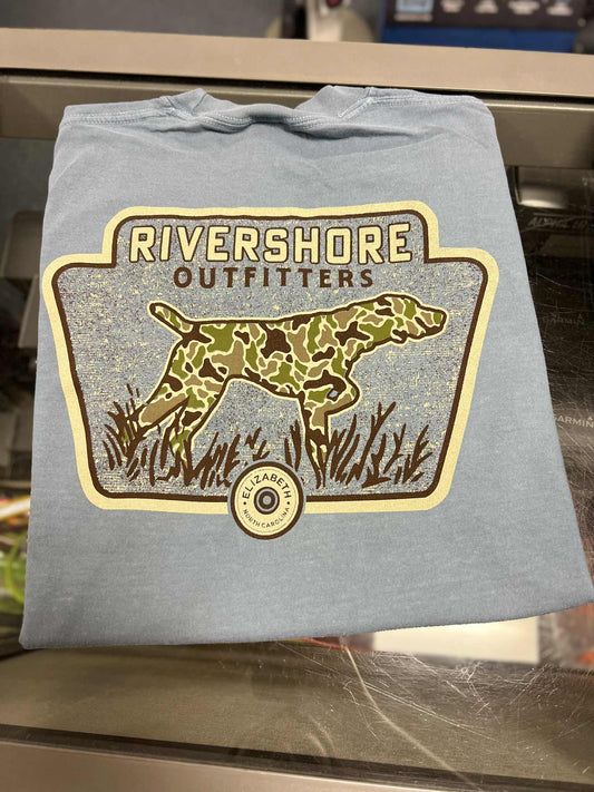RSO Camo Badge Short Sleeve, Ice Blue