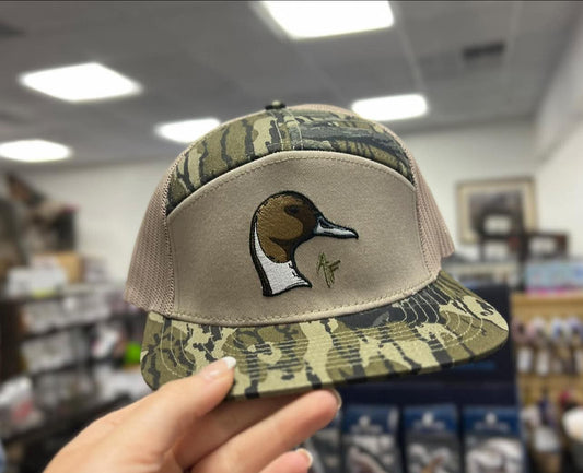 American Fetcher, 7 Panel Pintail Duck Head Hat, Tree Stand