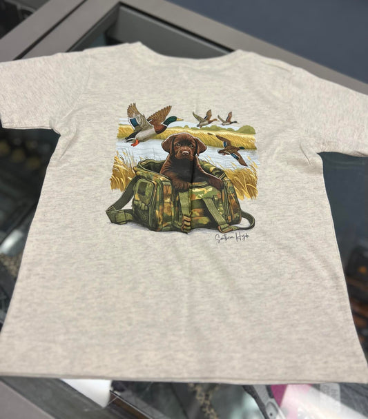 Hunting Greenheads Kids Short Sleeve