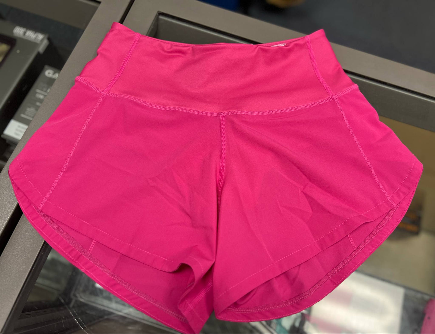 Buoy Women's Athletic Shorts, Hot Pink