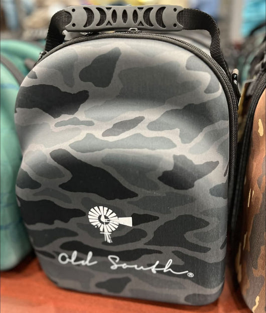 Old South 6 Hat Travel Case, Blackout Camo