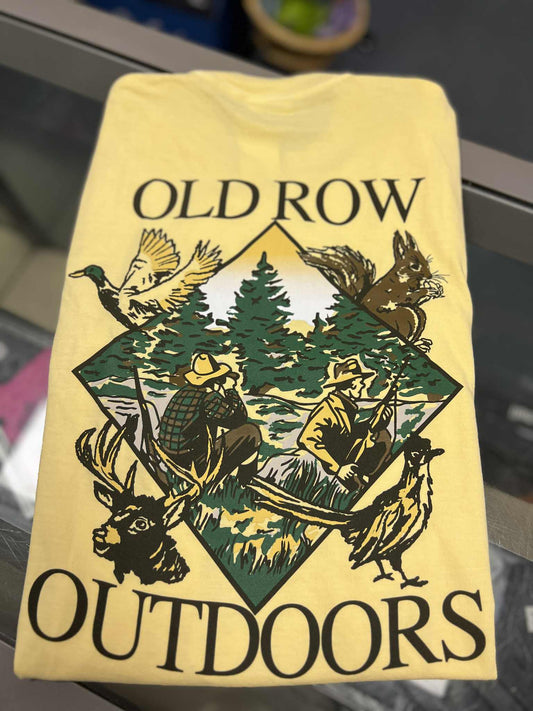 Old Row The Great Outdoors Pocket Tee, Butter