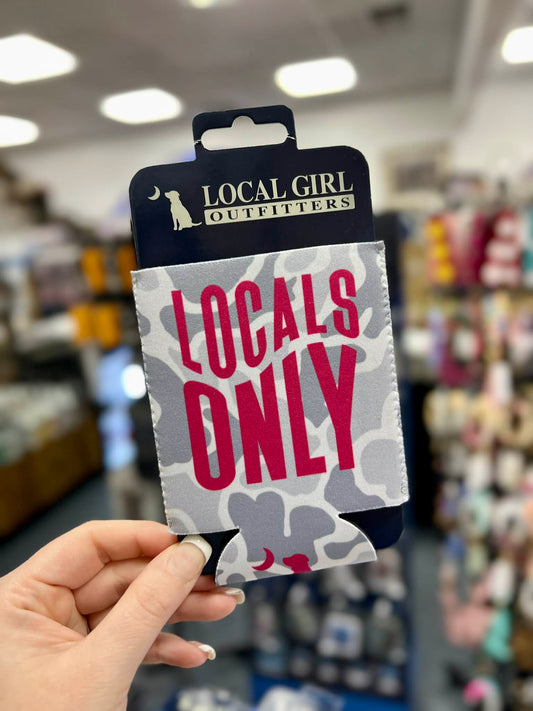 Local Girl Beach Waves Koozie