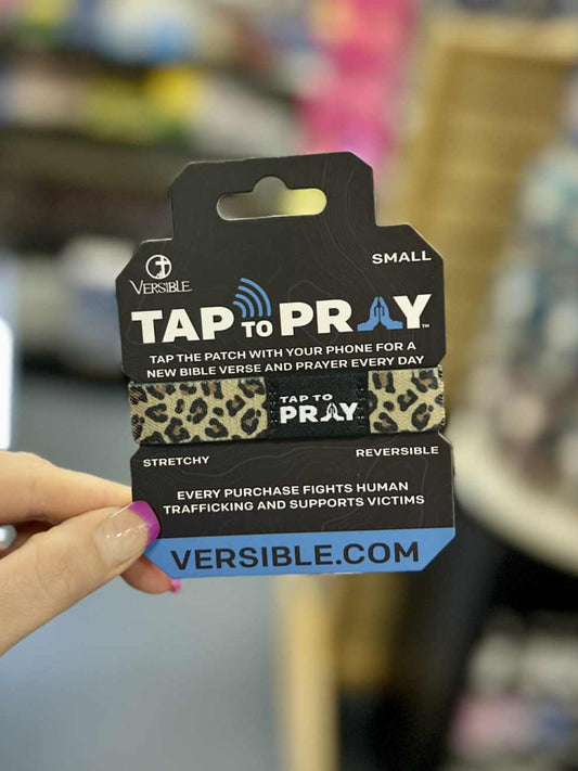 Tap To Pray, Wristband, Safari Leopard