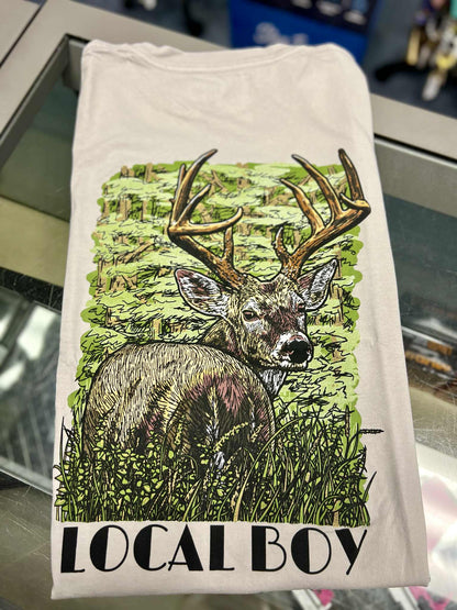 Woodstalk Short Sleeve Tee, Silver