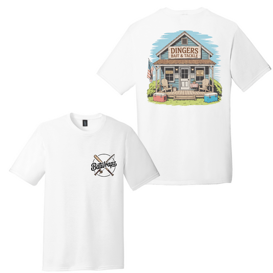 Gone Fishing T-Shirt, White