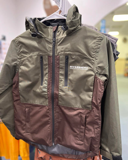 RSO Rain Jacket, Green/Brown