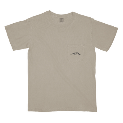 AFW Vintage Wood Duck Logo Short Sleeve, Khaki