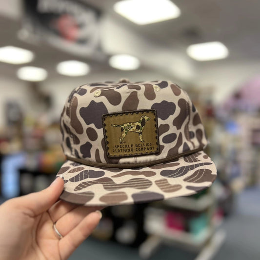 Camo Dog Sand Patch Rope Hat, Slough