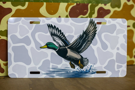License Plate, Puddle Duck