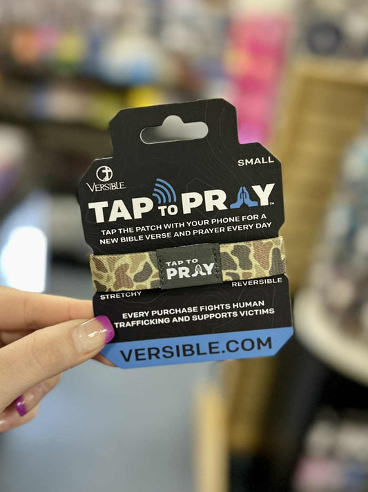 Tap To Pray, Wristband, River Rock Camo, Sahara + Copper