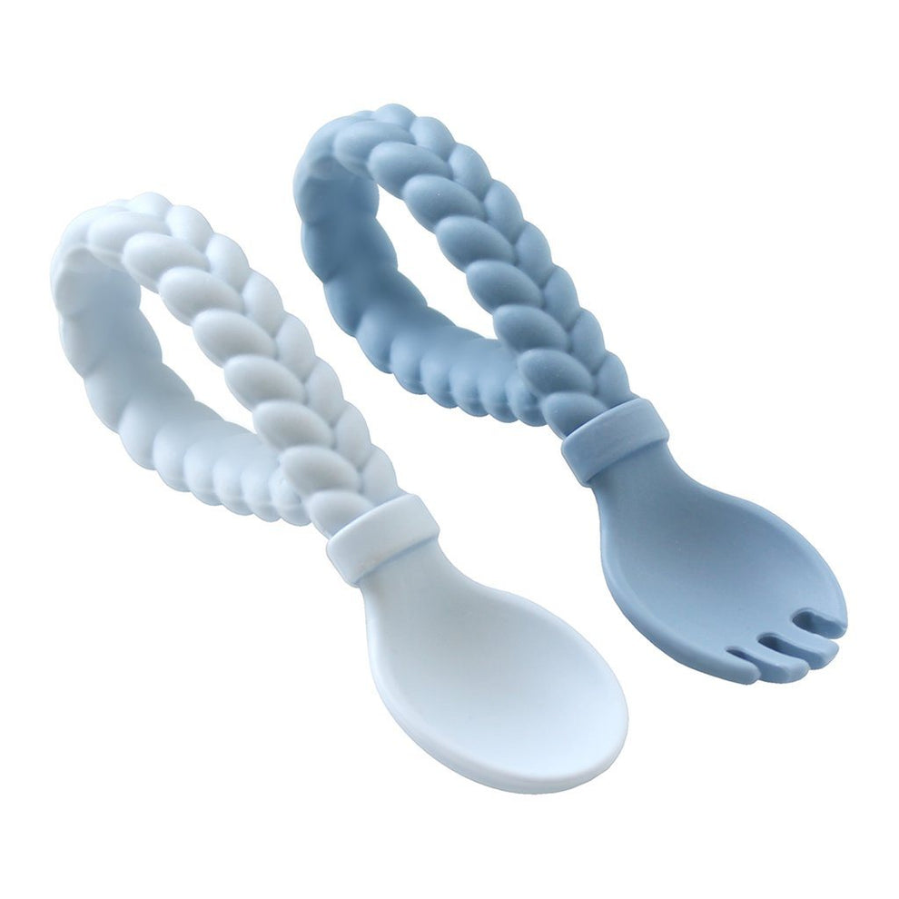 Itzy Sweetie Spoons, Baby Fork + Spoon Set