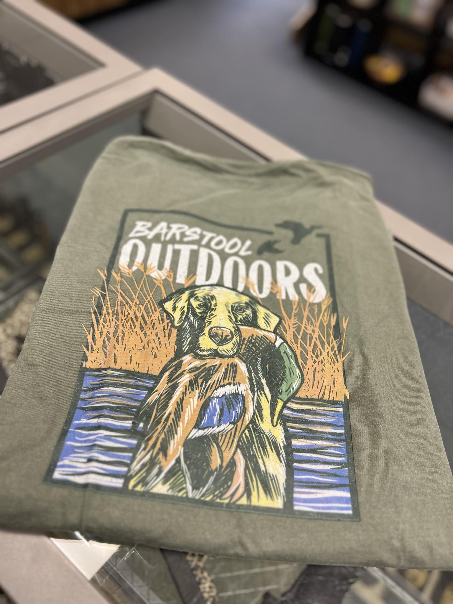 Barstool Outdoors Duck Hunt Pocket Tee, Green – Rivershore Outfitters