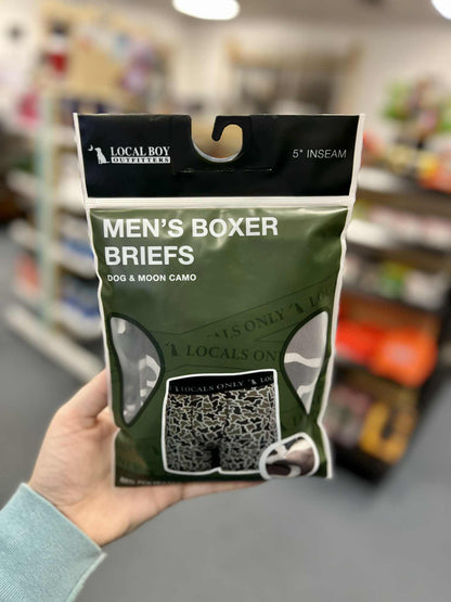 Boxer Briefs, Dog And Moon Camo