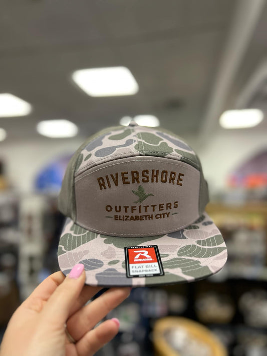 RSO Embroidered Duck 168 Hat, Marsh Duck Camo/Loden
