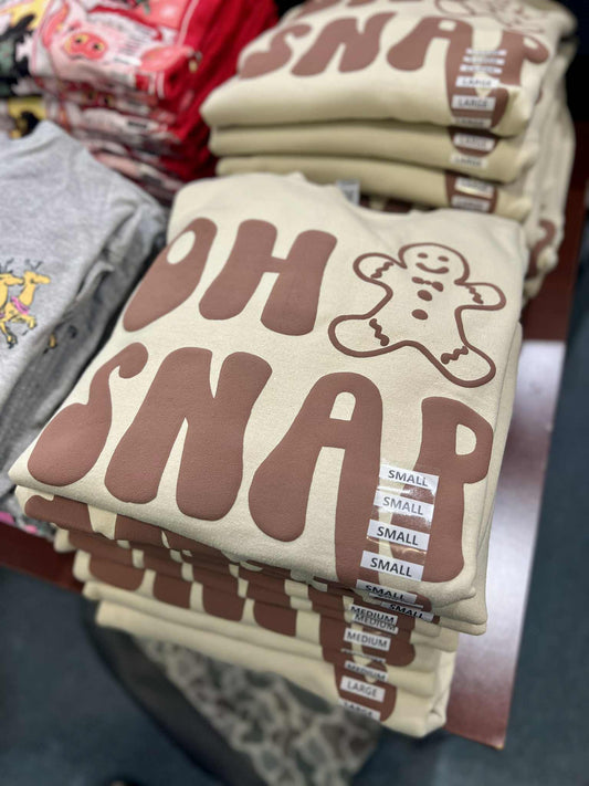Oh Snap Gingerbread Sweatshirt