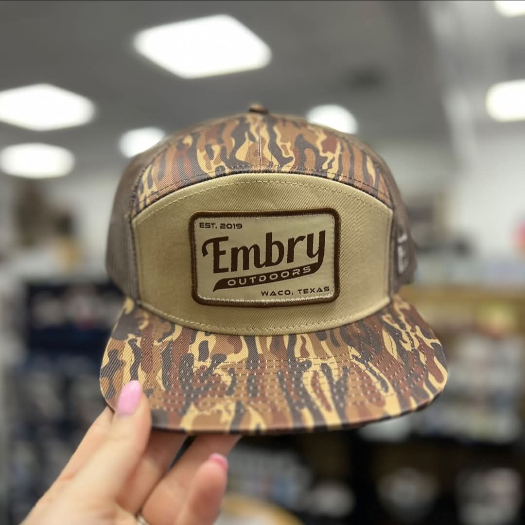 Brown Ranch 7 Panel Retro Trucker