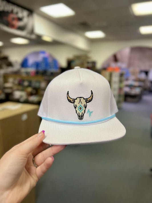 American Fetcher, Cow Skull Turquoise Rope