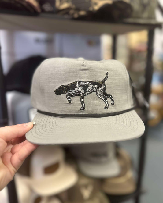 AFW Grey w/ Black Rope Pointer RipStop Hat