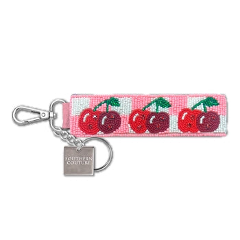 Beaded Keychain, Cherries