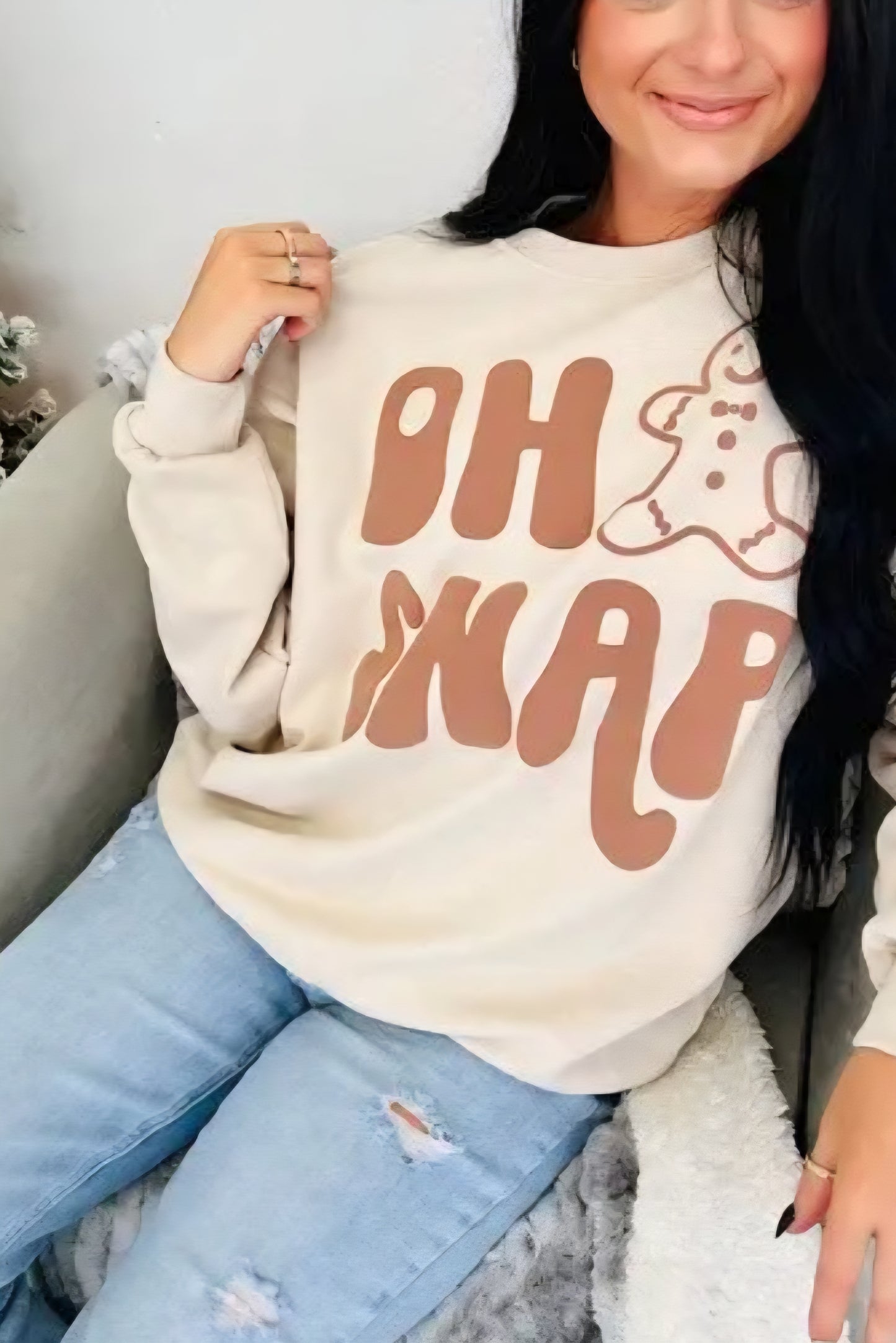 Oh Snap Gingerbread Sweatshirt