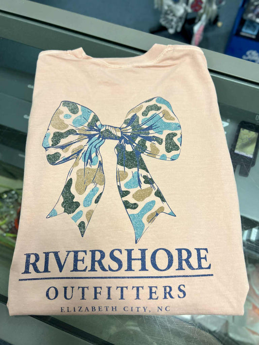 RSO Neutral Camo Bow Long Sleeve, Peach