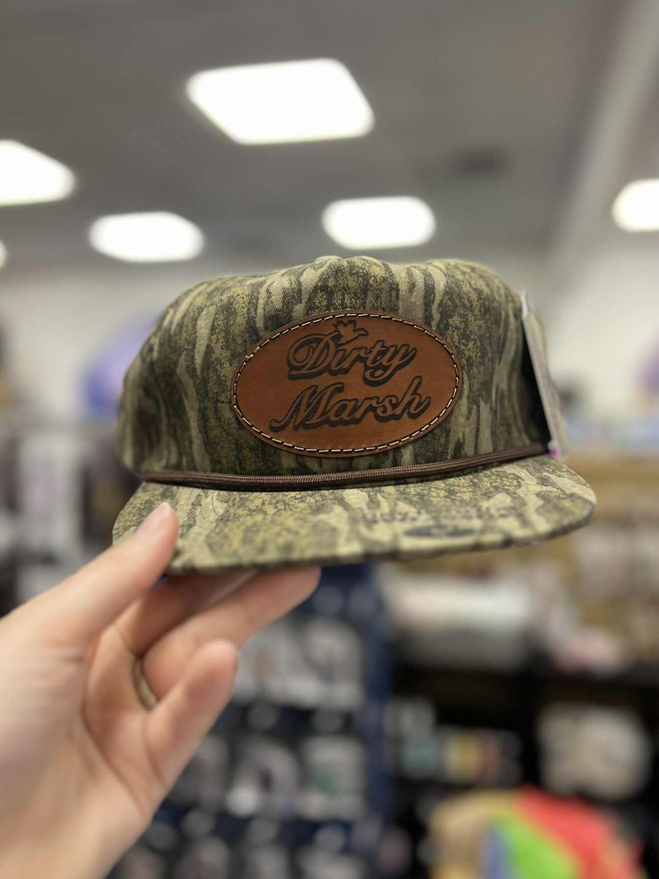 Classic Leather Patch Rope Hat, New Bottomland