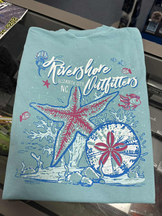 RSO Starfish Wishes Short Sleeve, Chalky Mint