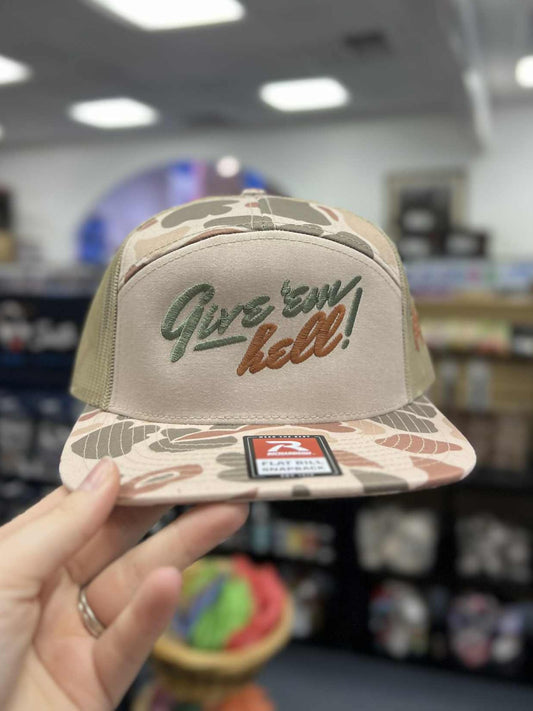 Give Em Hell, 168 Harvest Camo/Tan/Harvest Camo