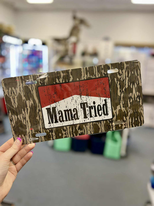 License Plate, Mama Tried Lowland
