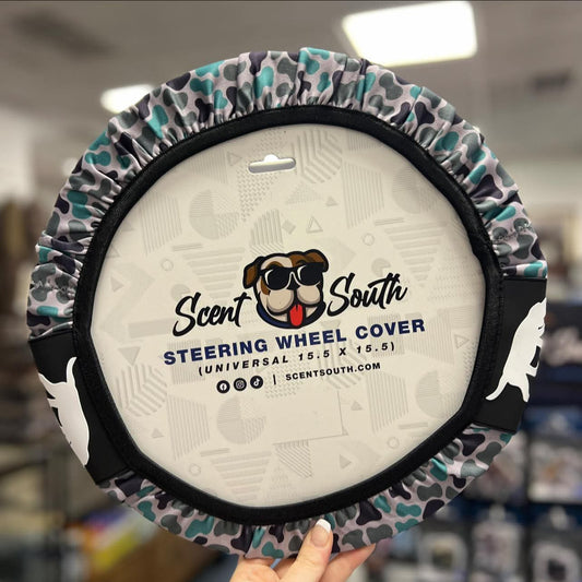 Steering Wheel Cover, Marshland Camo