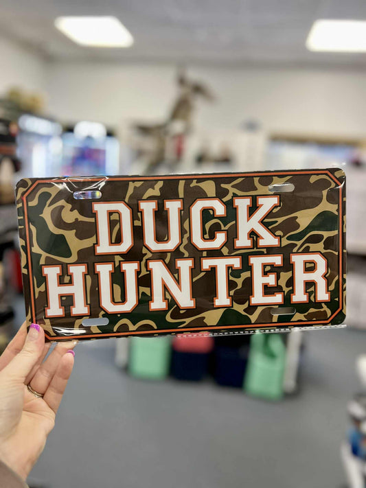 License Plate, Duck Hunter