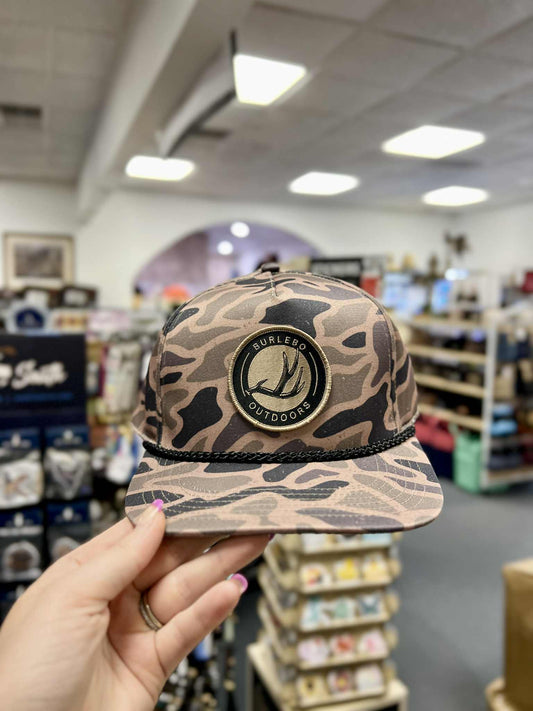 Burlebo Antler Patch Cap, Gauge Camo