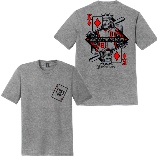 King of the Diamond T-Shirt, Heather Gray