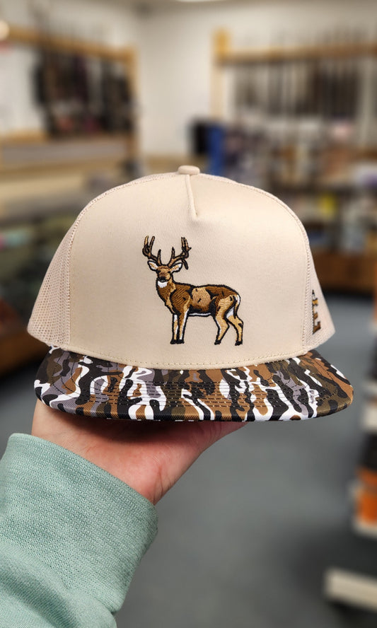 Ranch Camo Buck Mesh Trucker