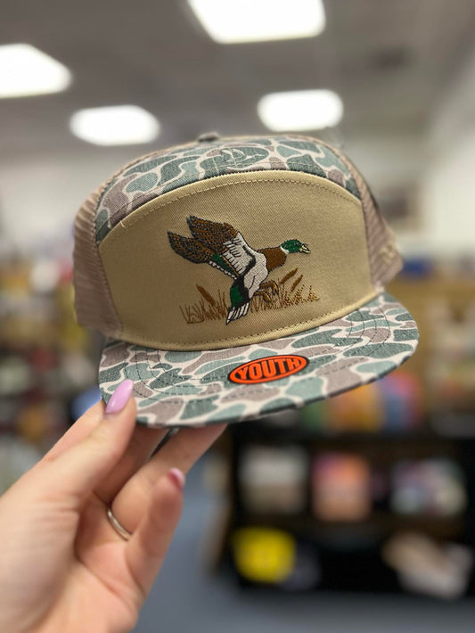 Roost Youth 7 Panel 3D Puff Color Duck Hat