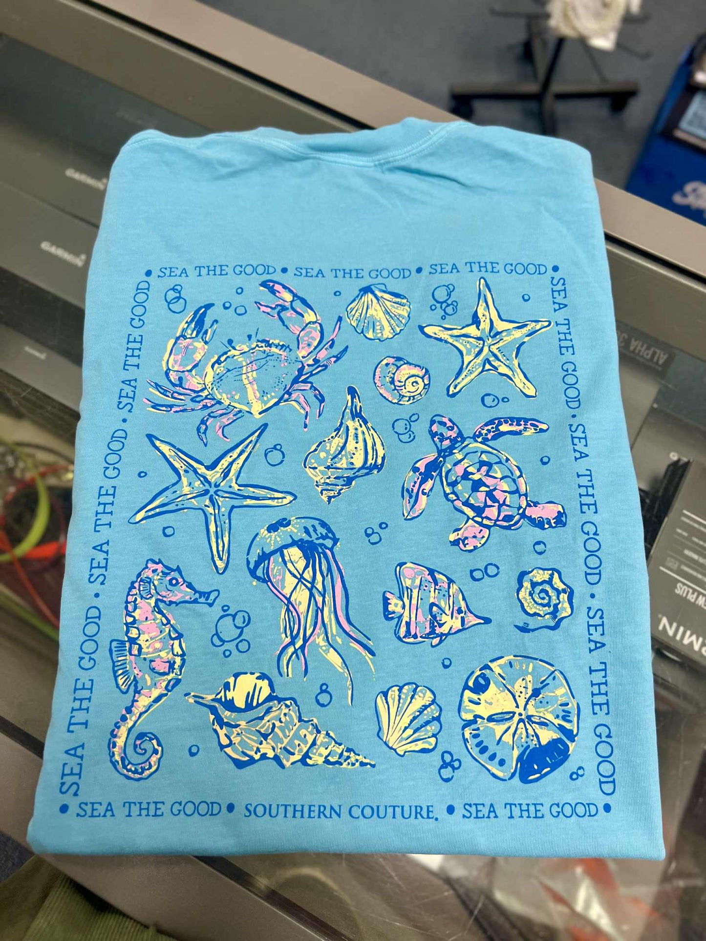 Comfort Sea The Good Short Sleeve, Lagoon Blue
