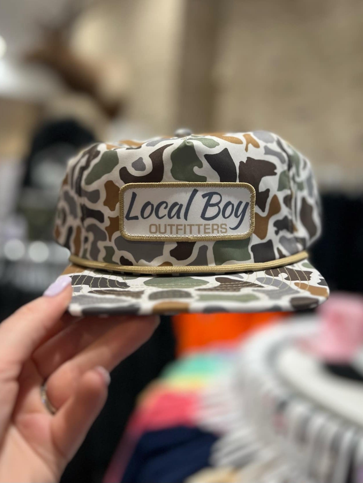 Youth Local Insignia LP Rope Hat, Localflage Bluff